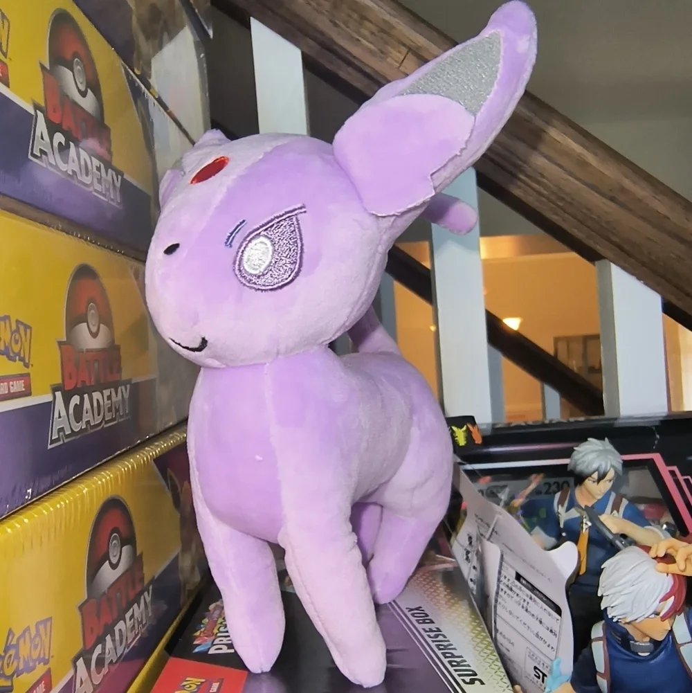 Purple Plush Toy Pokémon Espeon Eevee Flareon Leafeon Anime Manga New